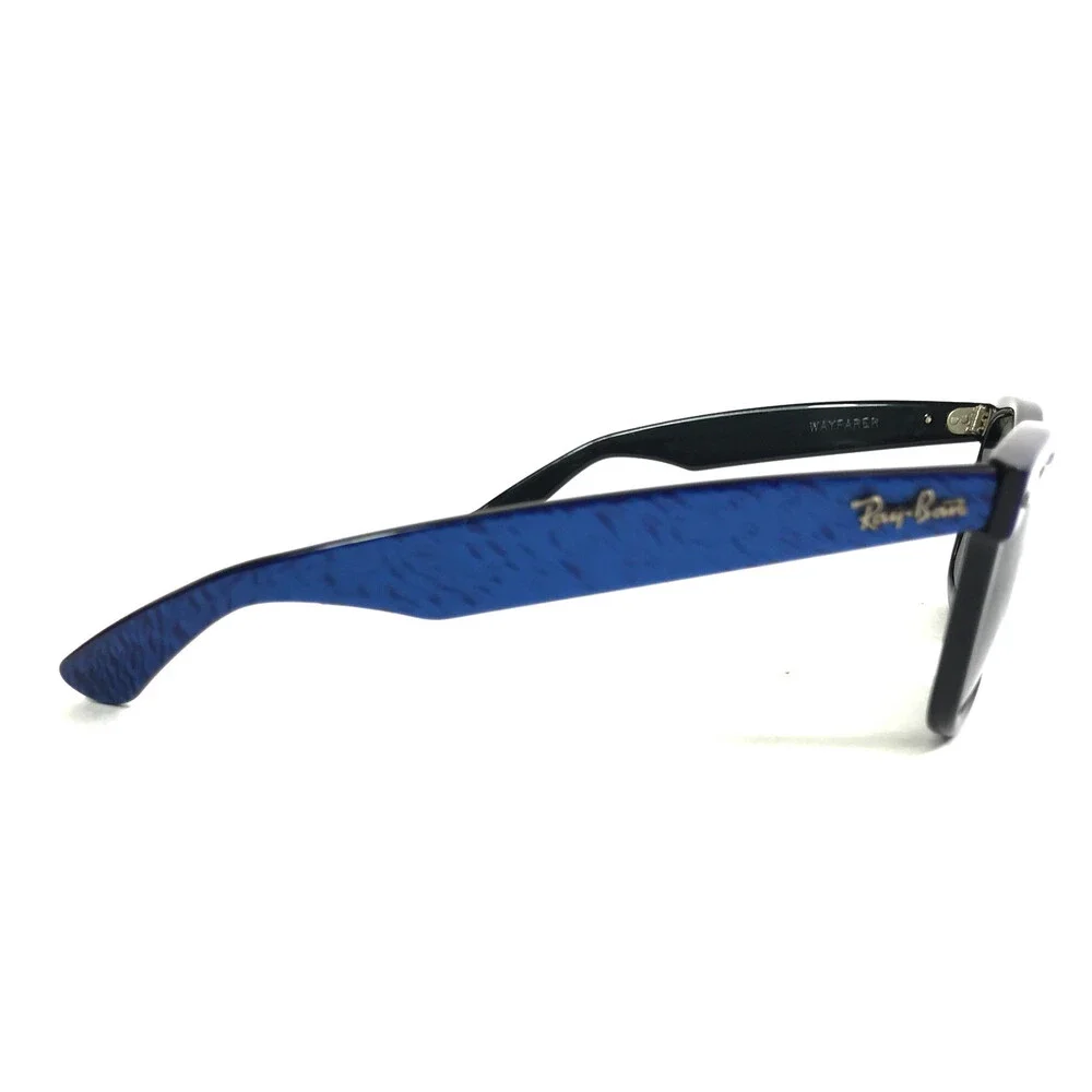 Vintage B&L Ray-Ban Sunglasses WAYFARER Neat Street Electric Blue w/ G-15 Lenses